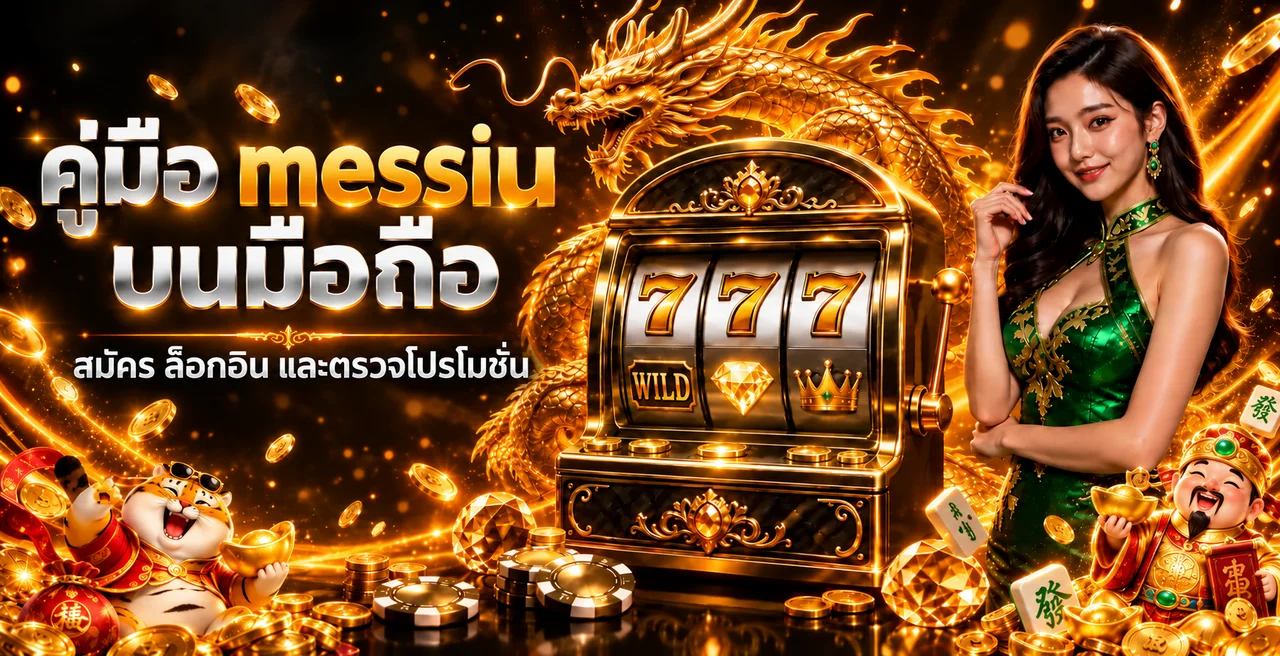 messiu บนมือถือ: สมัคร ล็อกอิน และตรวจโปรโมชั่น