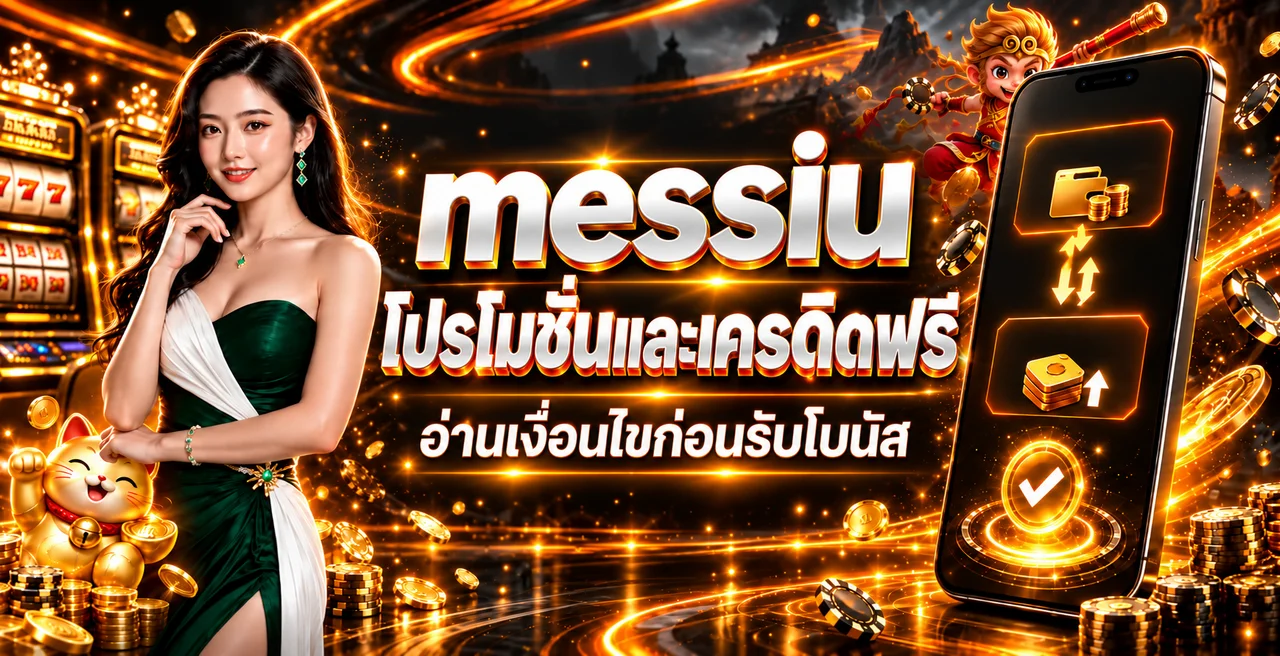 messiu โปรโมชั่น เครดิตฟรี | อ่านเงื่อนไขก่อนรับโบนัส